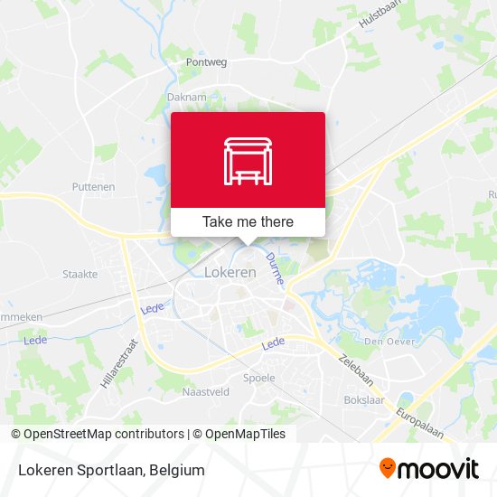 Lokeren Sportlaan map