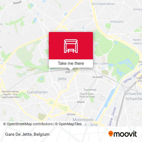 Gare De Jette plan