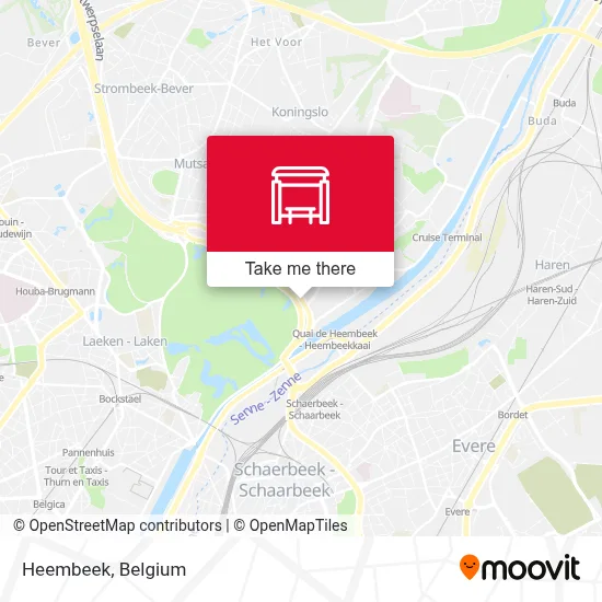 Heembeek map