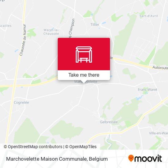 Marchovelette Maison Communale map