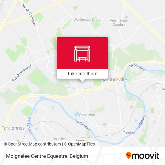 Moignelee Centre Equestre plan