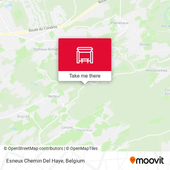 Esneux Chemin Del Haye map