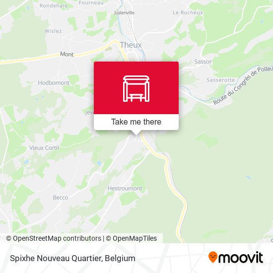 Spixhe Nouveau Quartier map