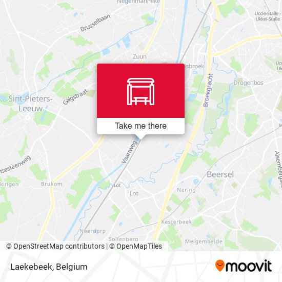 Laekebeek map