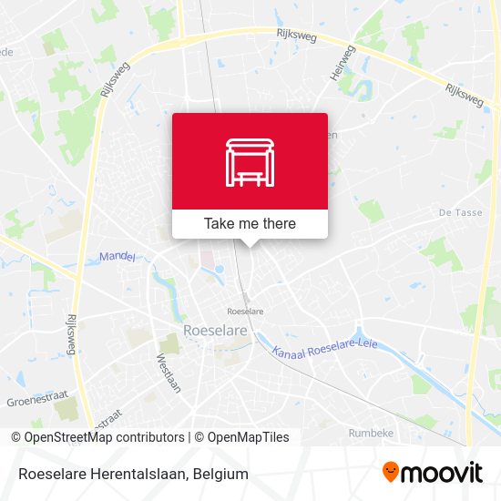 Roeselare Herentalslaan plan