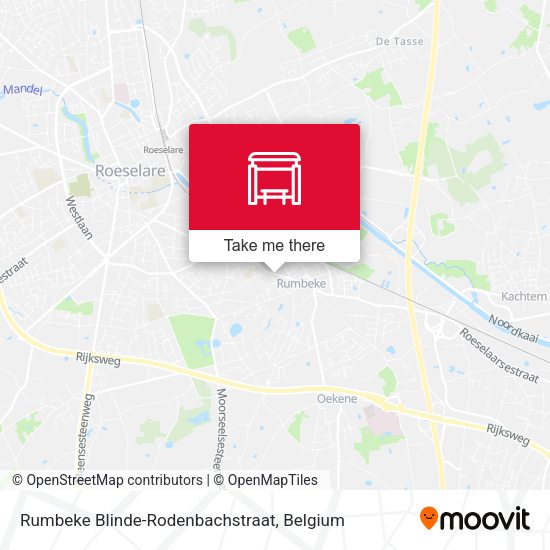 Rumbeke Blinde-Rodenbachstraat map