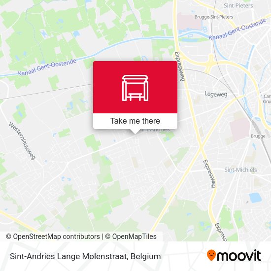 Sint-Andries Lange Molenstraat map