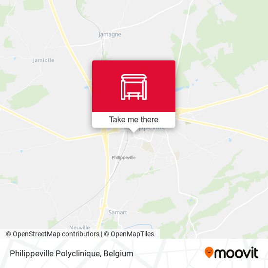 Philippeville Polyclinique map