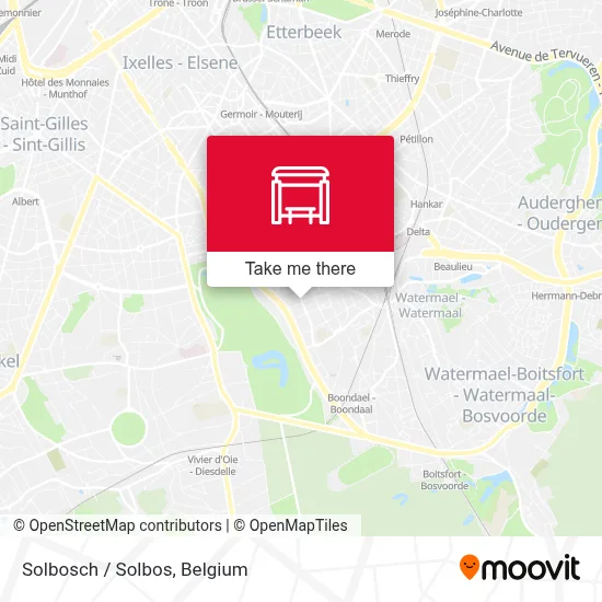 Solbosch / Solbos map