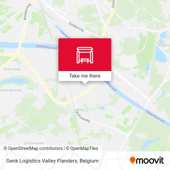 Genk Logistics Valley Flanders map