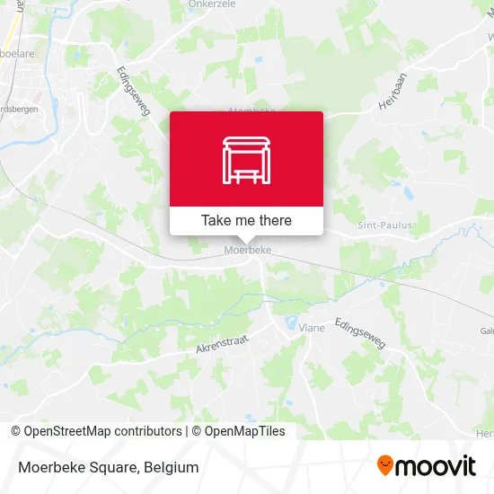 Moerbeke Square map