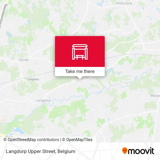 Langdorp Upper Street map