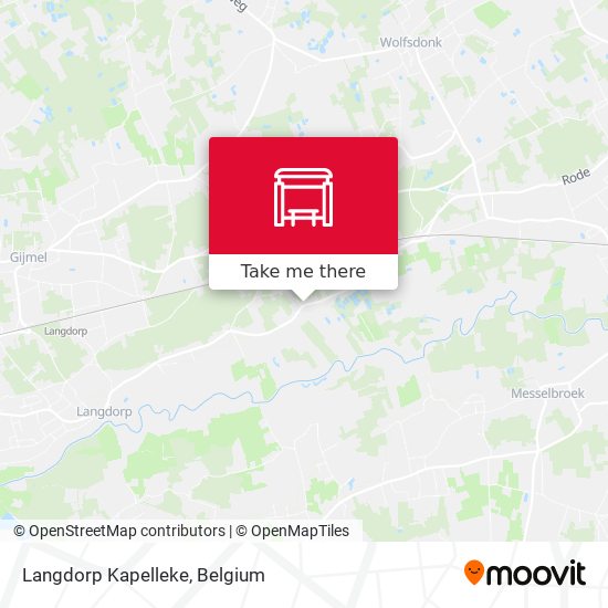 Langdorp Kapelleke plan