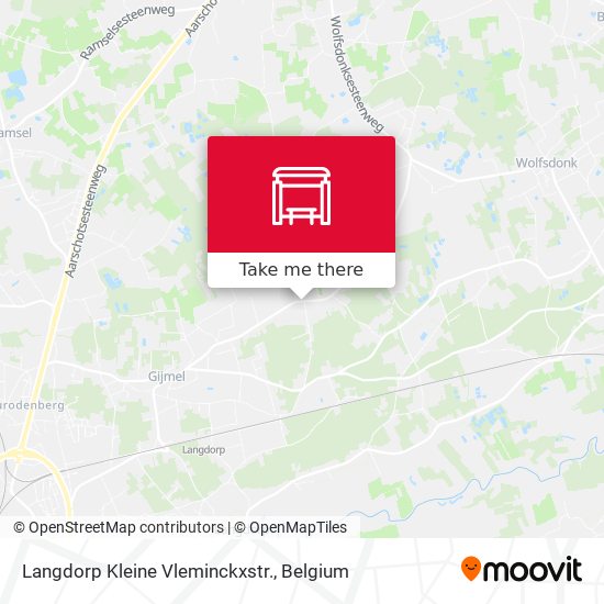 Langdorp Kleine Vleminckxstr. map