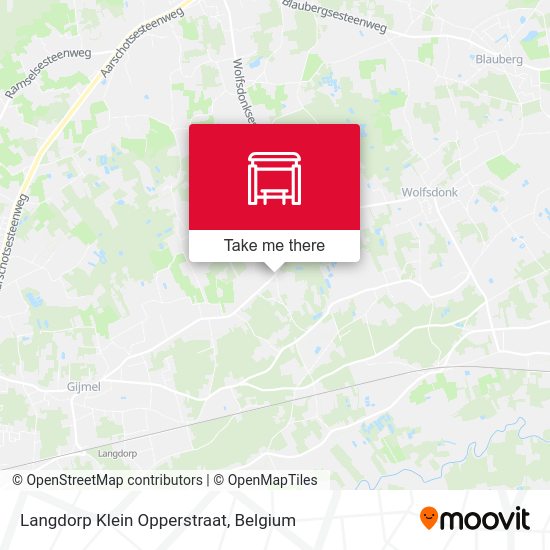 Langdorp Klein Opperstraat plan