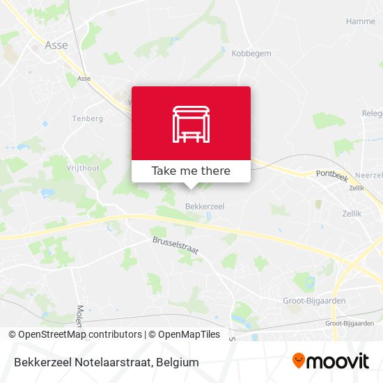 Bekkerzeel Notelaarstraat plan