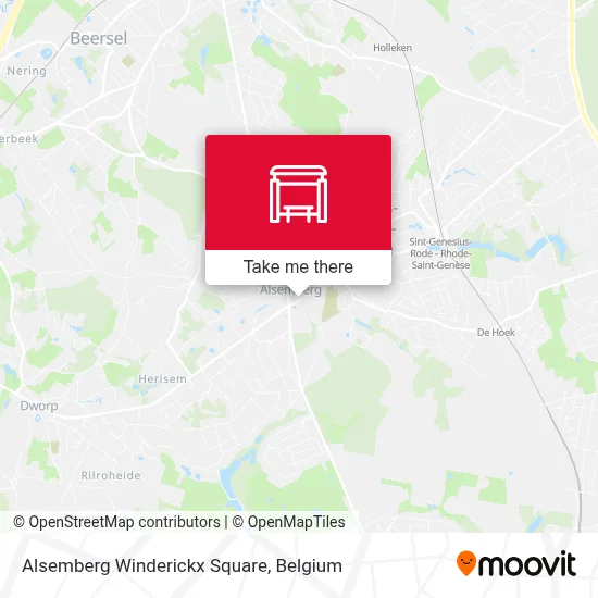 Alsemberg Winderickx Square map