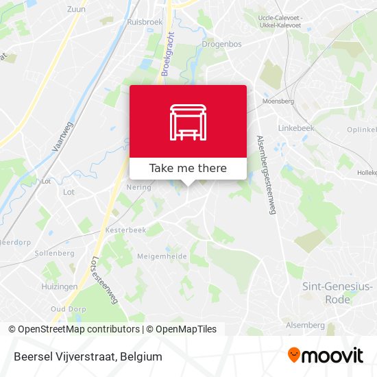 Beersel Vijverstraat plan