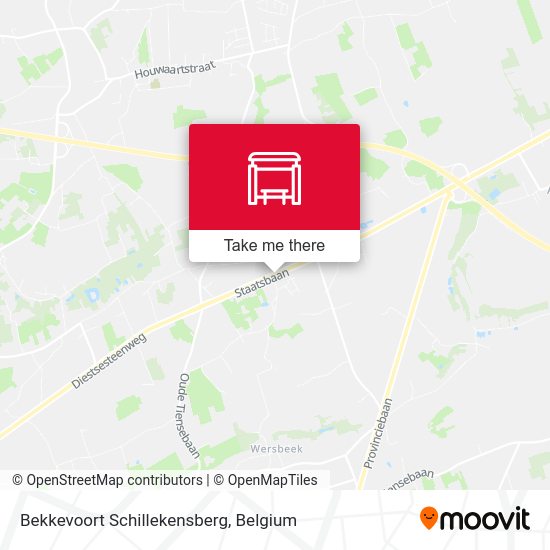 Bekkevoort Schillekensberg map