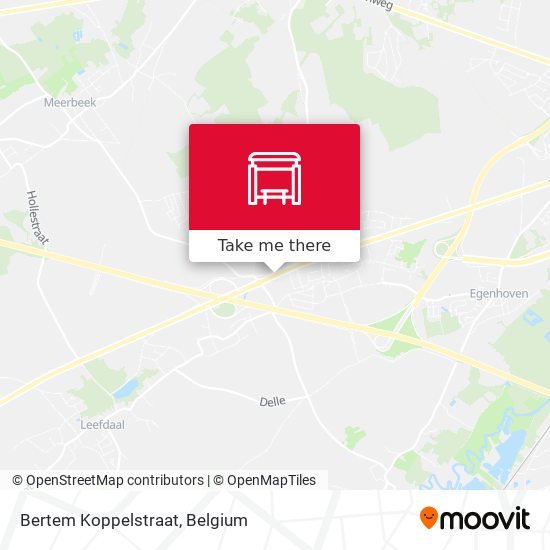 Bertem Koppelstraat plan