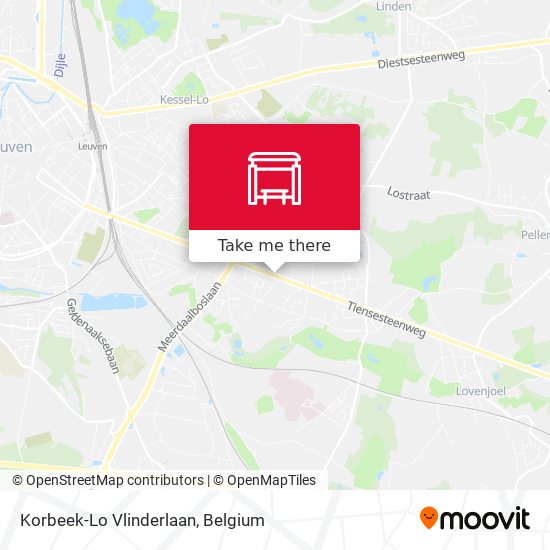 Korbeek-Lo Vlinderlaan plan