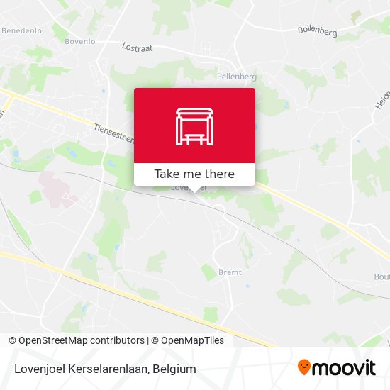 Lovenjoel Kerselarenlaan plan