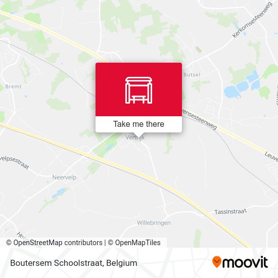 Boutersem Schoolstraat plan