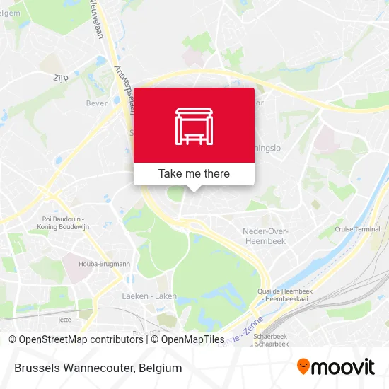 Brussels Wannecouter map
