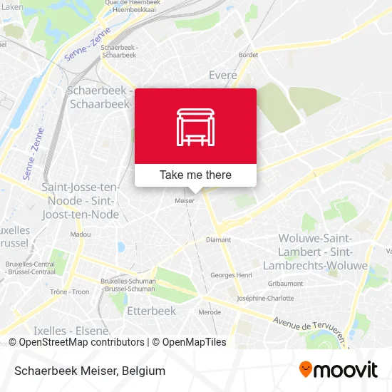 Schaerbeek Meiser map