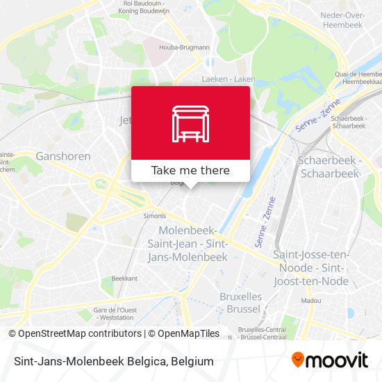 Sint-Jans-Molenbeek Belgica map