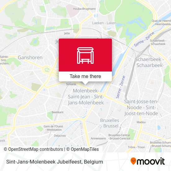 Sint-Jans-Molenbeek Jubelfeest map