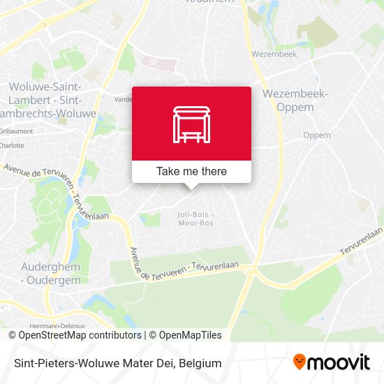 Sint-Pieters-Woluwe Mater Dei plan