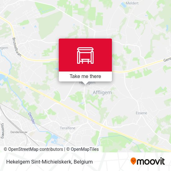 Hekelgem Sint-Michielskerk map