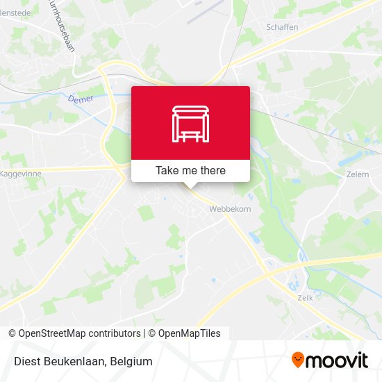 Diest Beukenlaan map