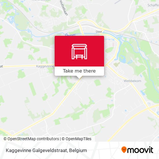 Kaggevinne Galgeveldstraat map