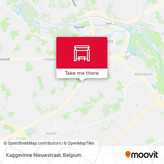 Kaggevinne Nieuwstraat map