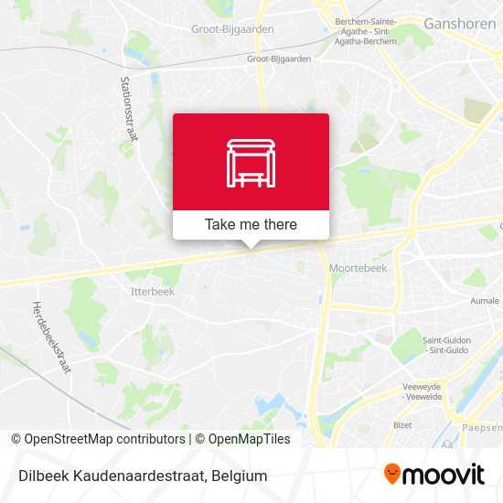 Dilbeek Kaudenaardestraat plan