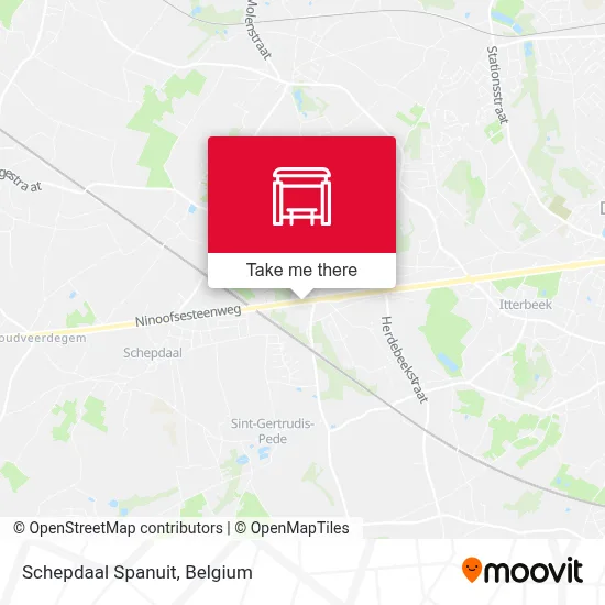 Schepdaal Spanuit map