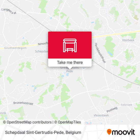 Schepdaal Sint-Gertrudis-Pede map