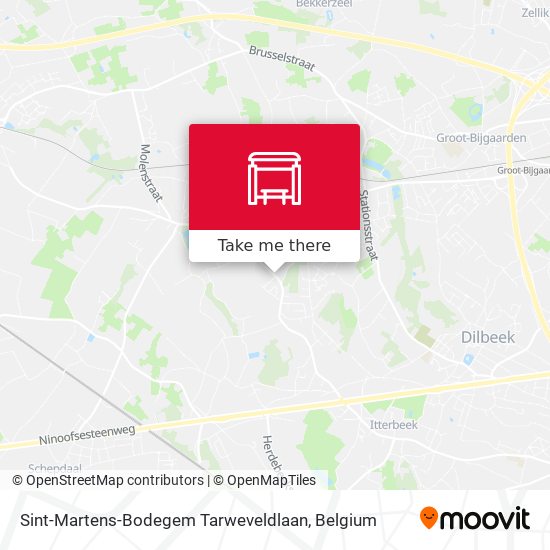 Sint-Martens-Bodegem Tarweveldlaan map