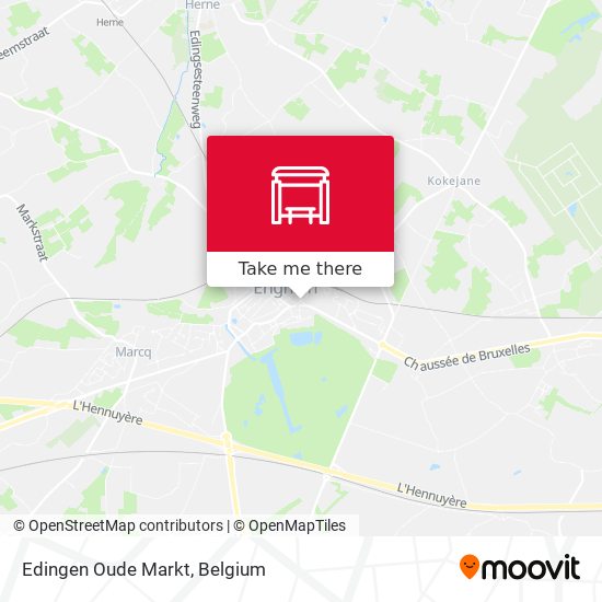 Edingen Oude Markt map