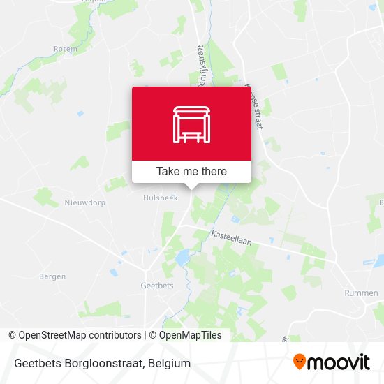 Geetbets Borgloonstraat plan