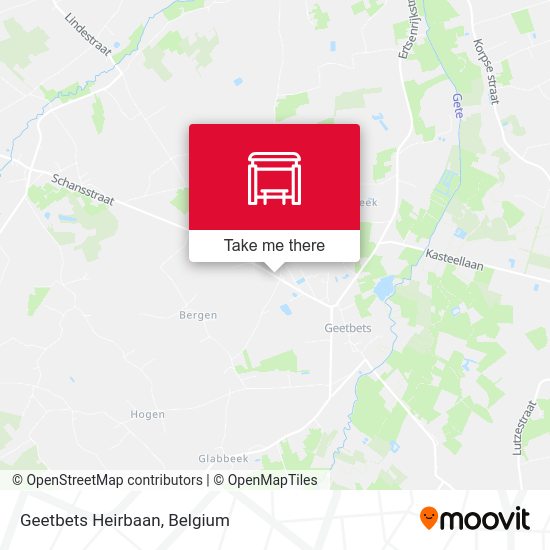 Geetbets Heirbaan map