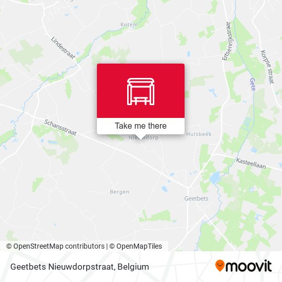 Geetbets Nieuwdorpstraat map