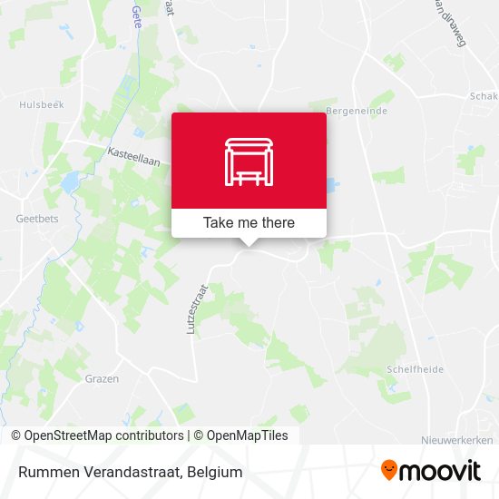 Rummen Verandastraat plan