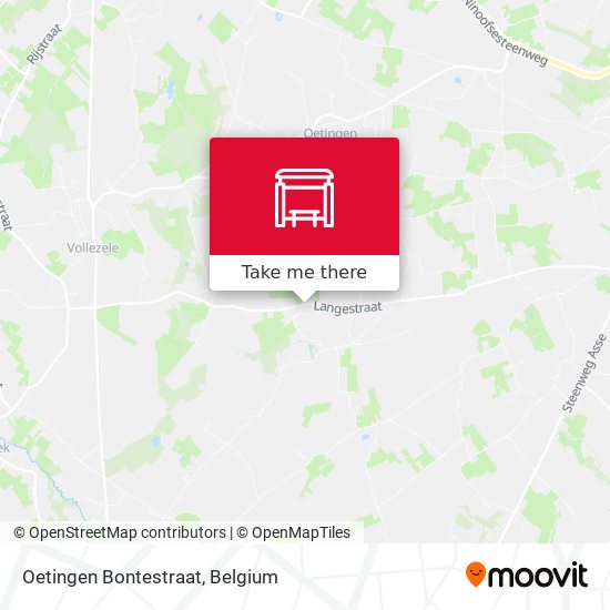 Oetingen Bontestraat map