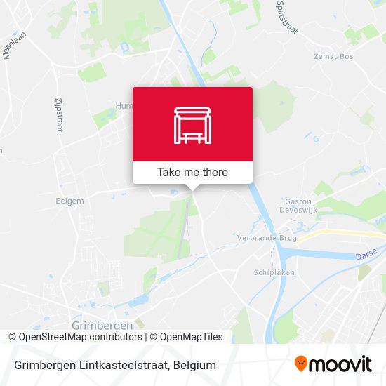 Grimbergen Lintkasteelstraat map