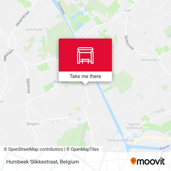 Humbeek Slikkestraat plan