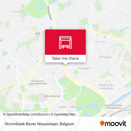 Strombeek-Bever Nieuwelaan plan