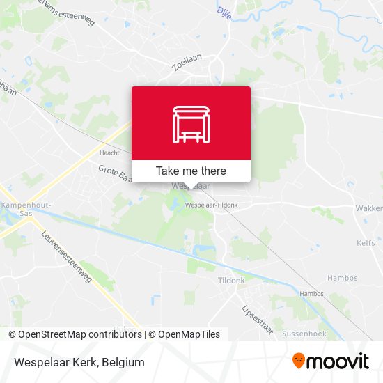 Wespelaar Kerk plan